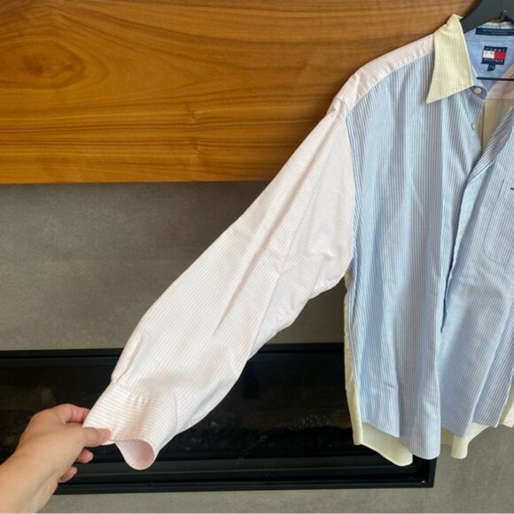 Vintage Tommy Hilfiger Long Sleeve Shirt, Size L - Picture 4 of 10